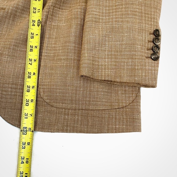 Brunello Cucinelli Silk & Linen Plaid Blazer | 44 - Picture 15 of 15